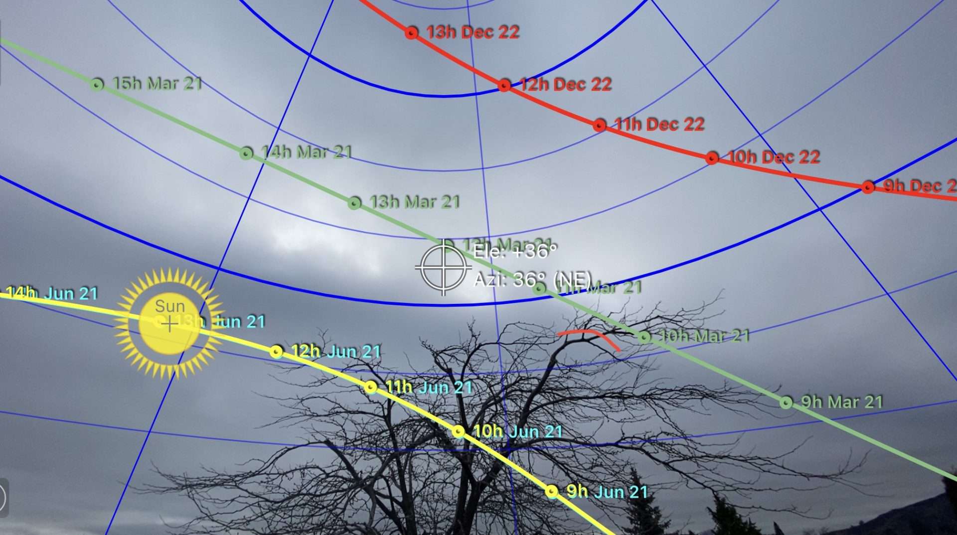 sun path chart